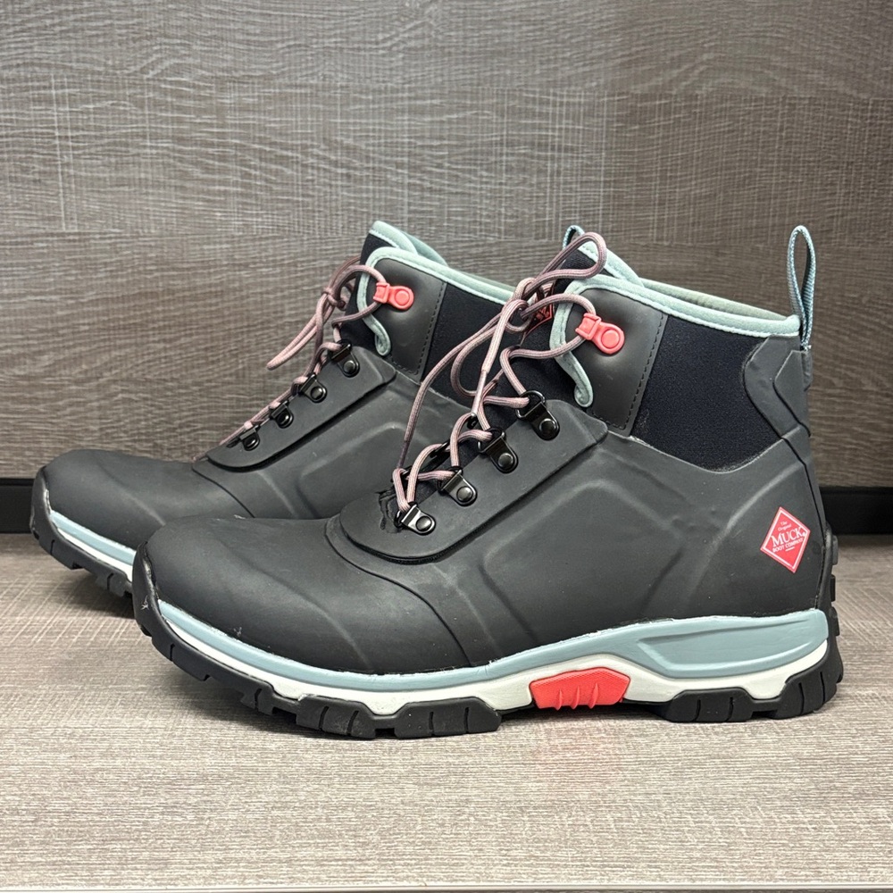 Women's Muck Apex Lace-Up Boot (Black) - Size 12
